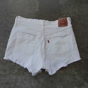 Levi's Women's 501 Original Shorts White